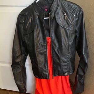 Faux Leather Jacket